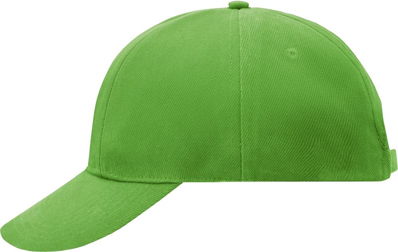 Levně 6 panelová vyztužená kšiltovka - lime green