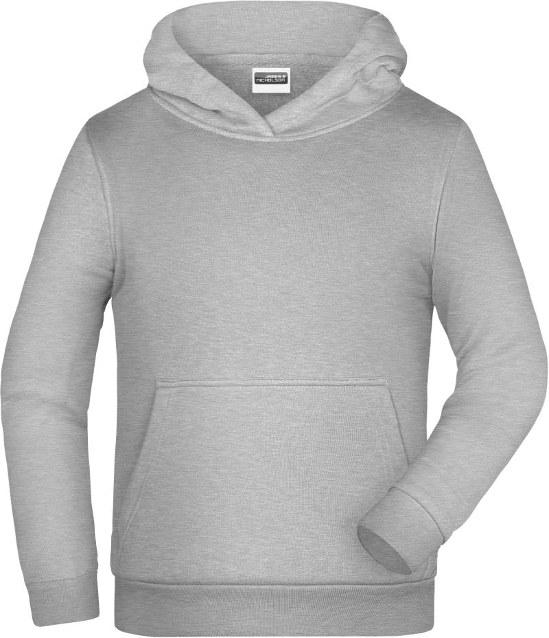 Dětská mikina s kapucí - grey heather