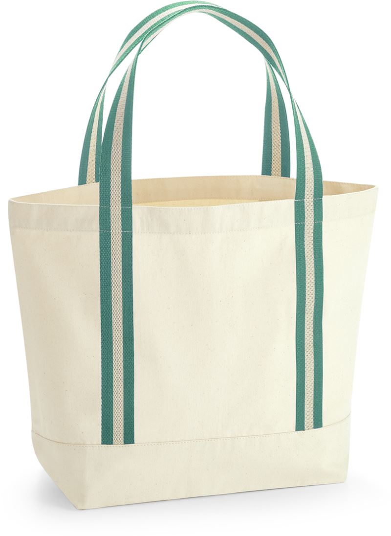 Levně Bio lodní taška EarthAware® - natural/sage green