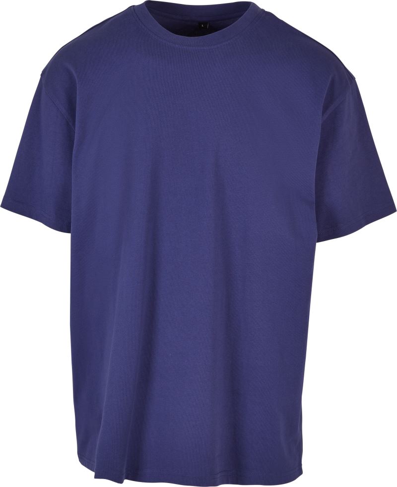 Levně Oversize tričko z těžké bavlny - light navy