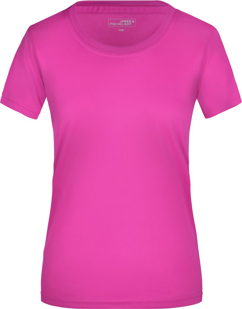 Levně Dámské žerzejové sportovní tričko - pink