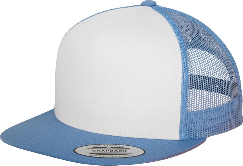 Levně 5 panelová Trucker kšiltovka - carolina blue/white/carolina blue