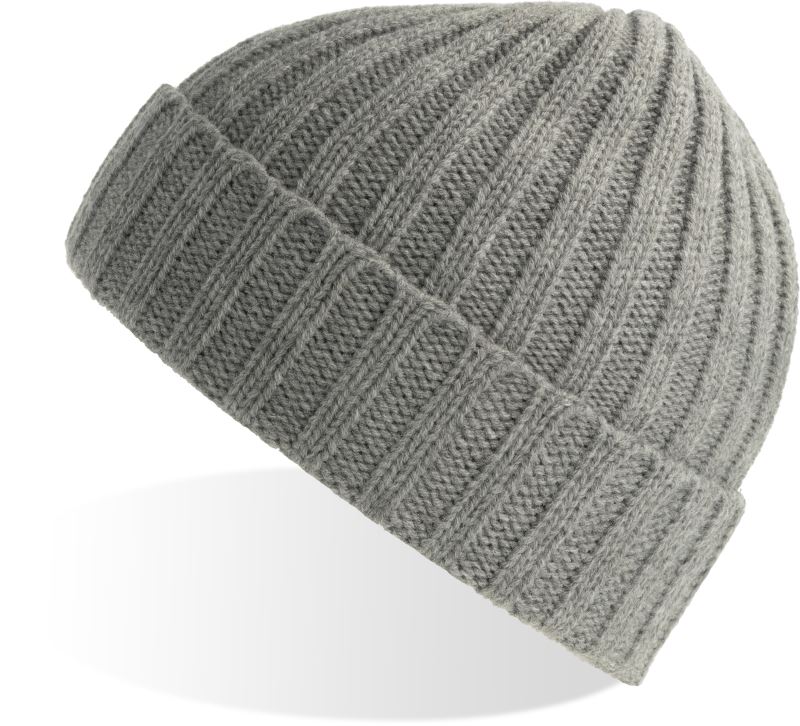 Levně Pletená čepice "Shore" - light grey melange