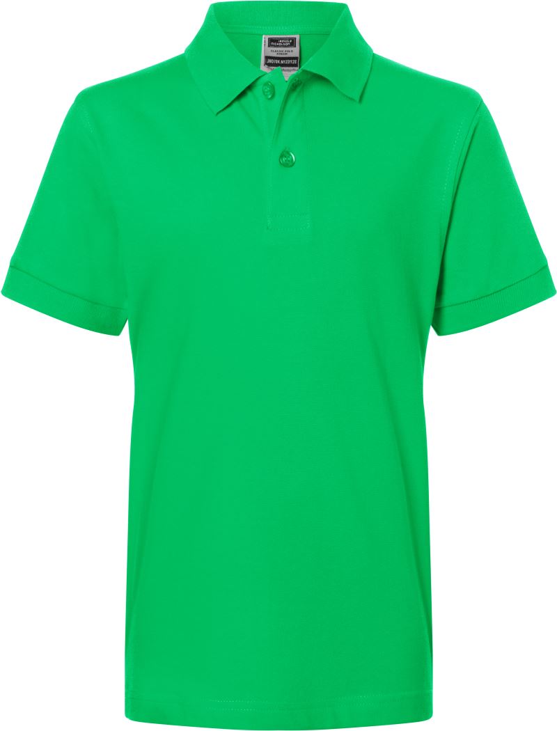 Levně Dětské piqué polo - fern green