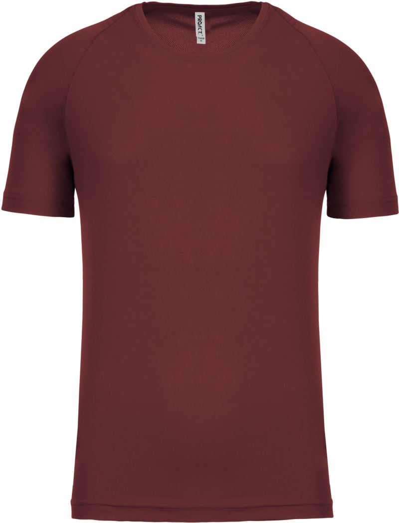 Levně Pánské sportovní tričko - wine