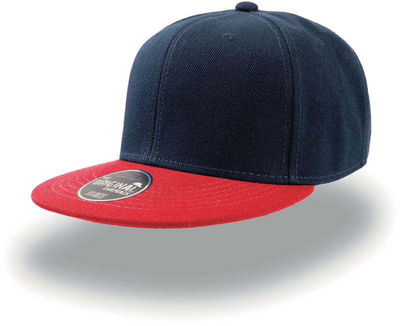 Levně 6 panelová kšiltovka "Snap Back" - navy/red