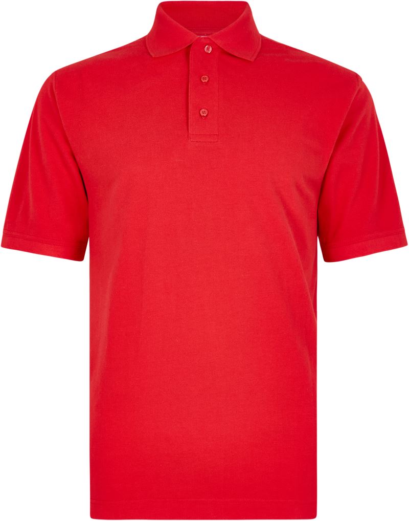 Levně Pánské piqué polo "Superwash" - tomato red