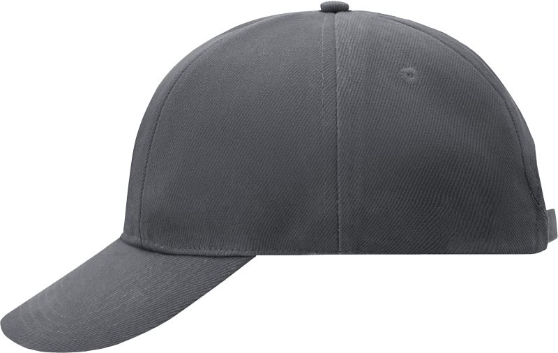 Levně 6 panelová vyztužená kšiltovka - dark grey