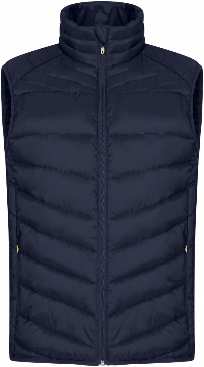 Levně Pánská prošívaná vesta - dark navy