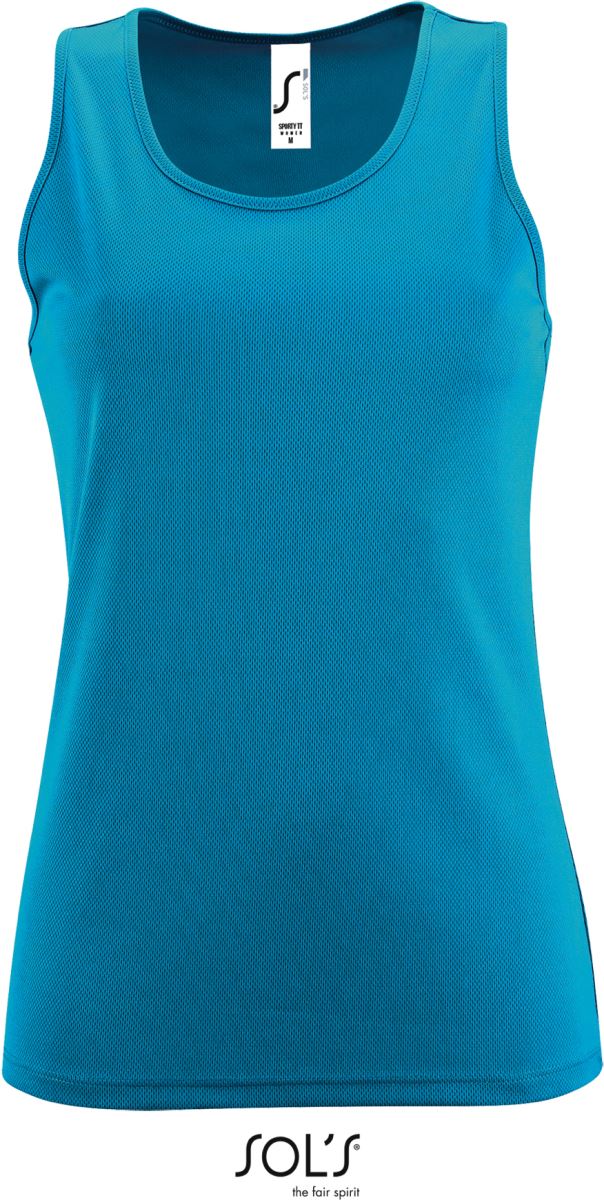 Levně Dámské sportovní tílko - aqua