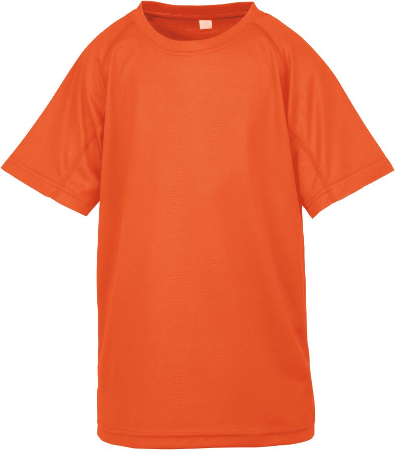 Levně Dětské sportovní tričko "Aircool" - flo orange