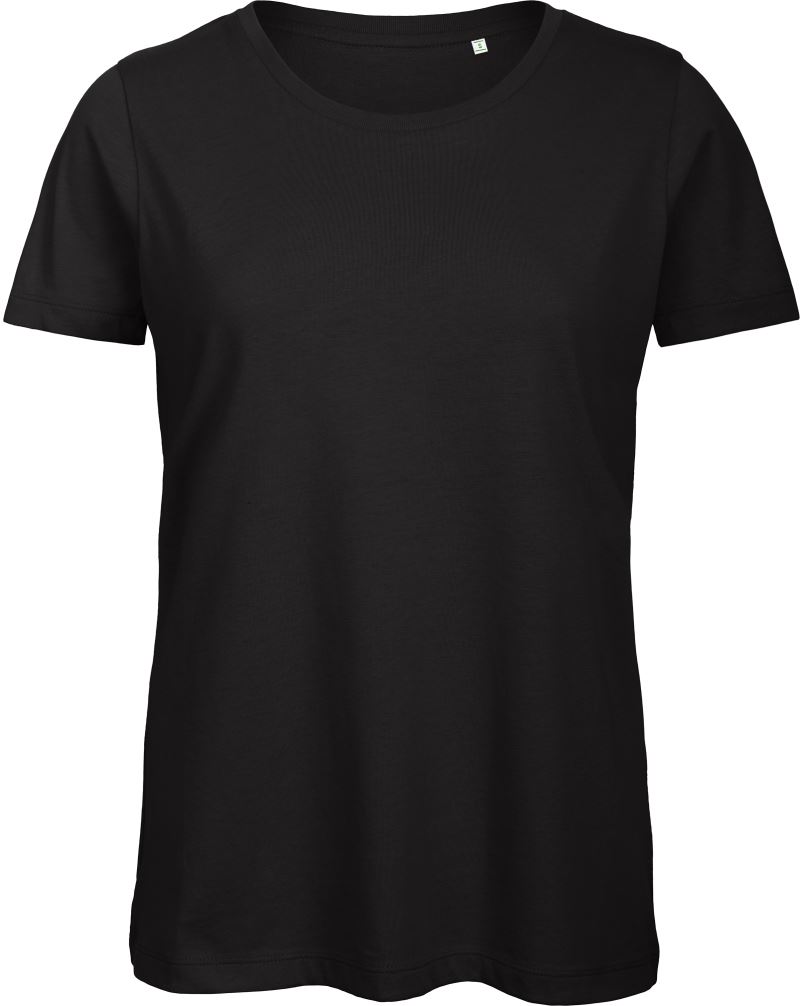 Levně Dámské tričko Medium Fit z bio bavlny - black