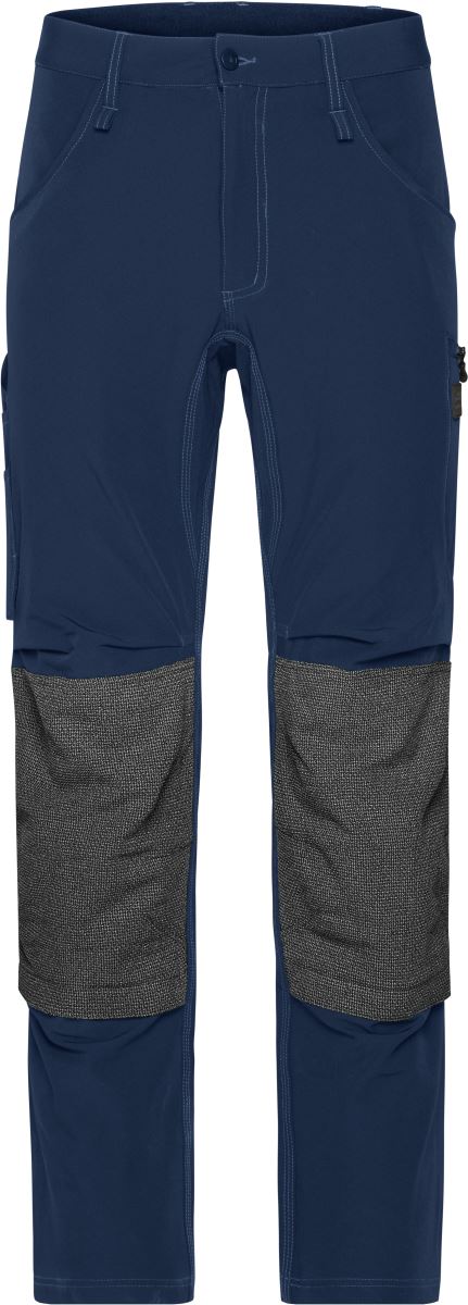 Levně Pracovní 4-cestně strečové kalhoty "Slim Line" - navy