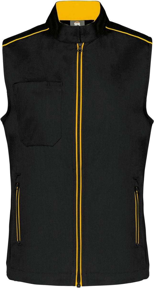 Levně Dámská vesta "Day-to-Day" - black/yellow