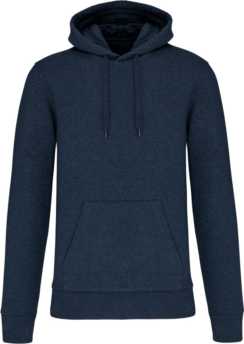 Levně Pánská eco-friendly mikina s kapucí - french navy heather