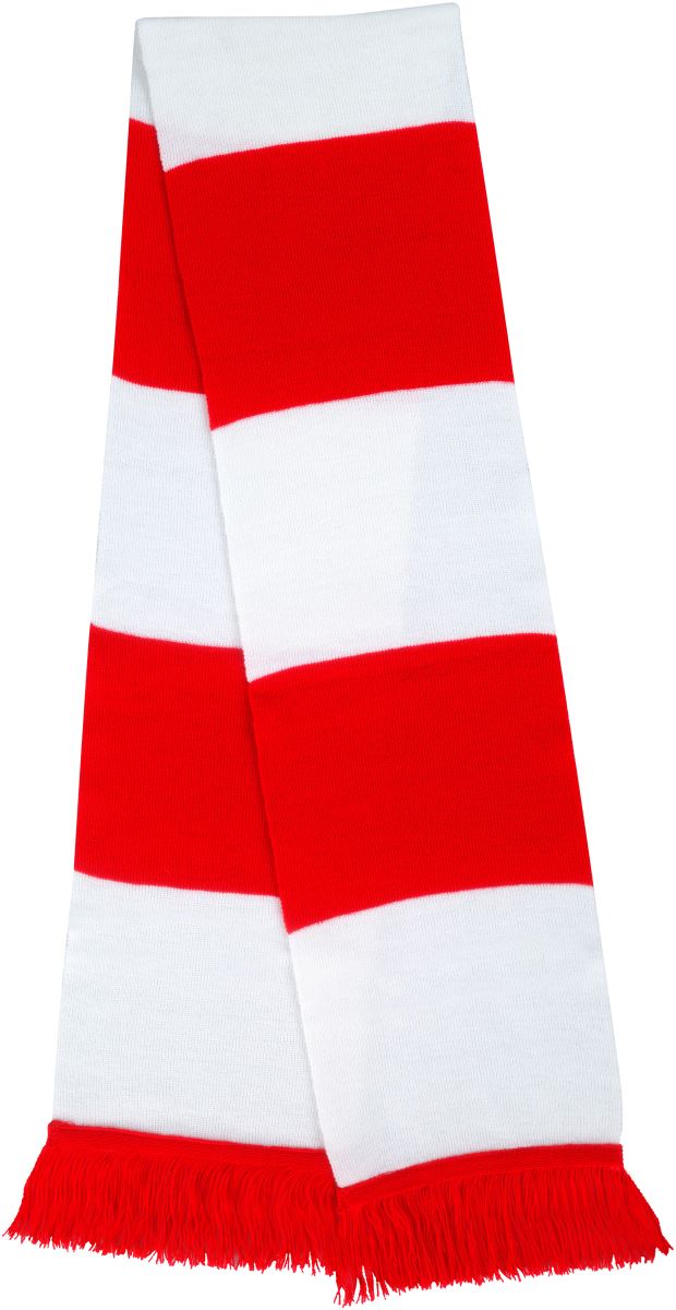 Levně Týmová šála - red/white