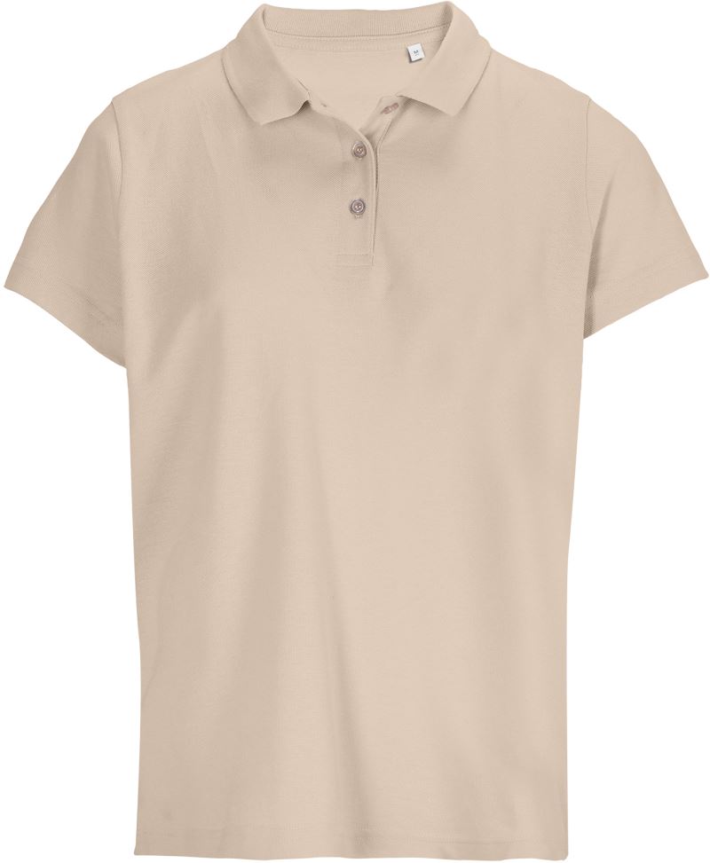 Levně Dámské piqué polo - linen
