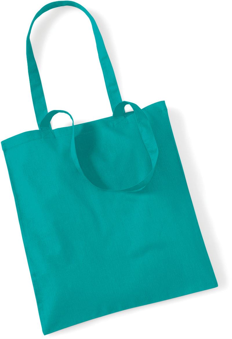 Levně Bavlněná taška "Bag for Life" - emerald