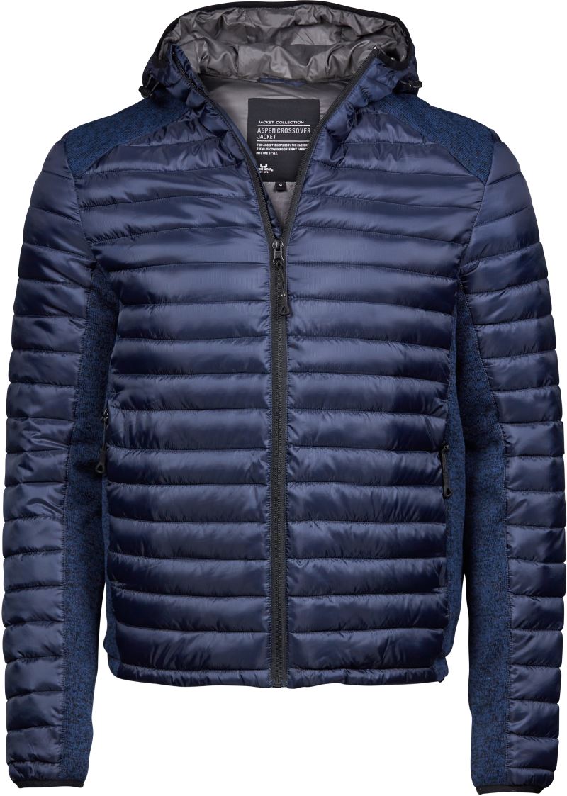 Levně Pánská outdoorová bunda Crossover - navy/navy melange