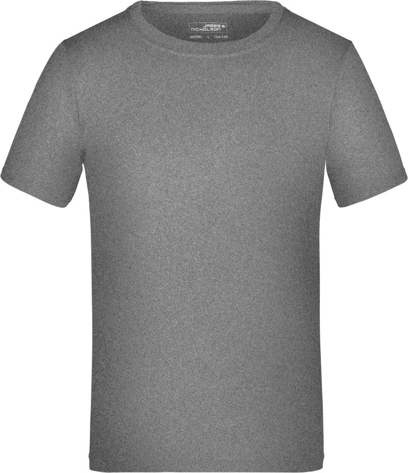 Levně Dětské žerzejové sportovní tričko - dark melange