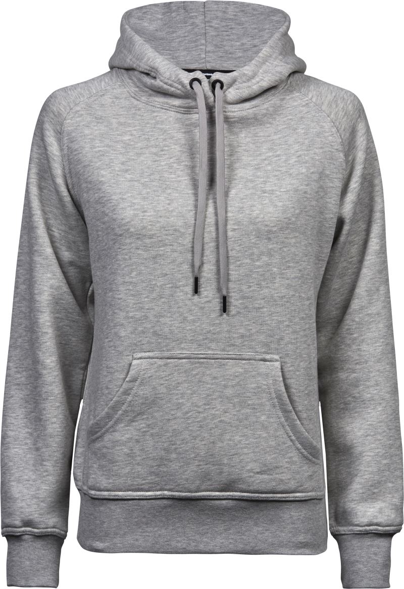Levně Dámská mikina s kapucí - heather