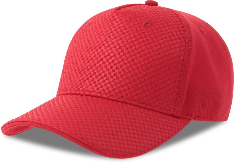 5 panelová baseballová kšiltovka - red
