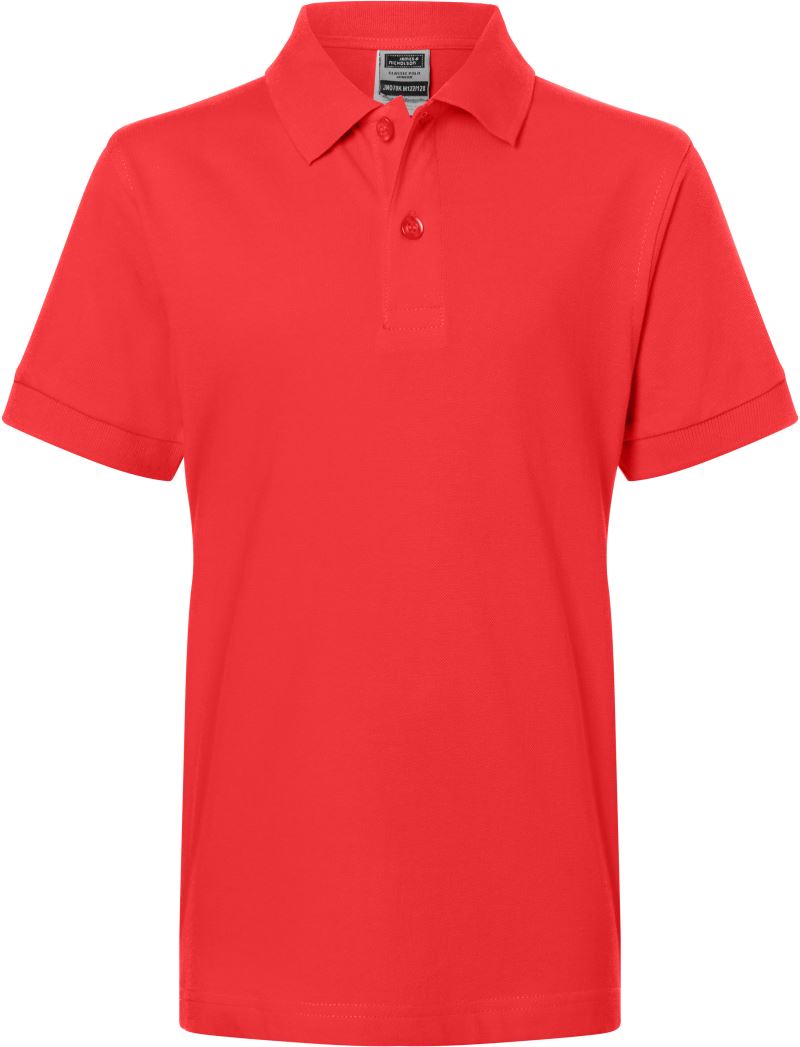 Levně Dětské piqué polo - tomato