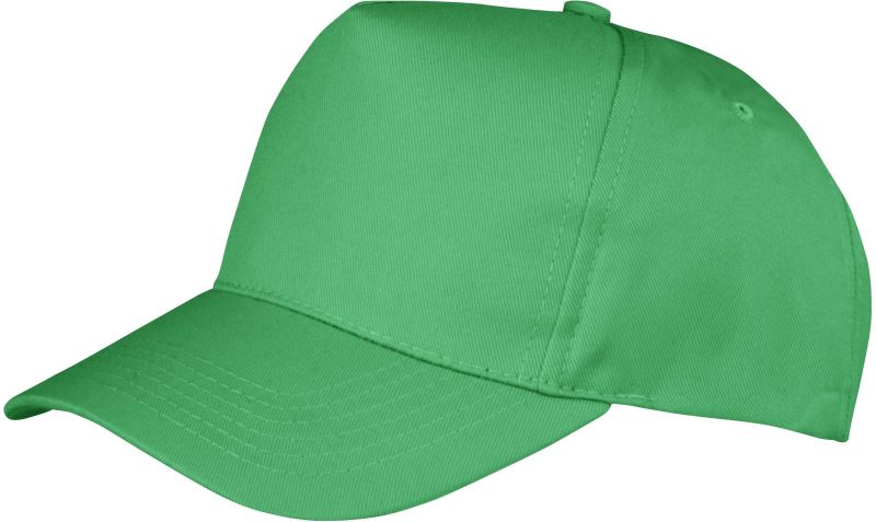 Levně 5 panelová kšiltovka - apple green