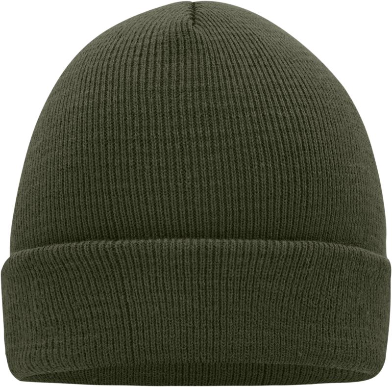 Levně Pletená čepice - olive