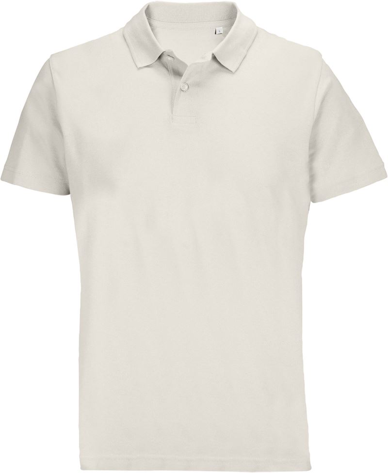 Levně Unisex piqué polo - off white