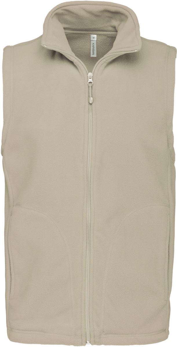 Levně Mikrofleecová vesta "Luca" - beige