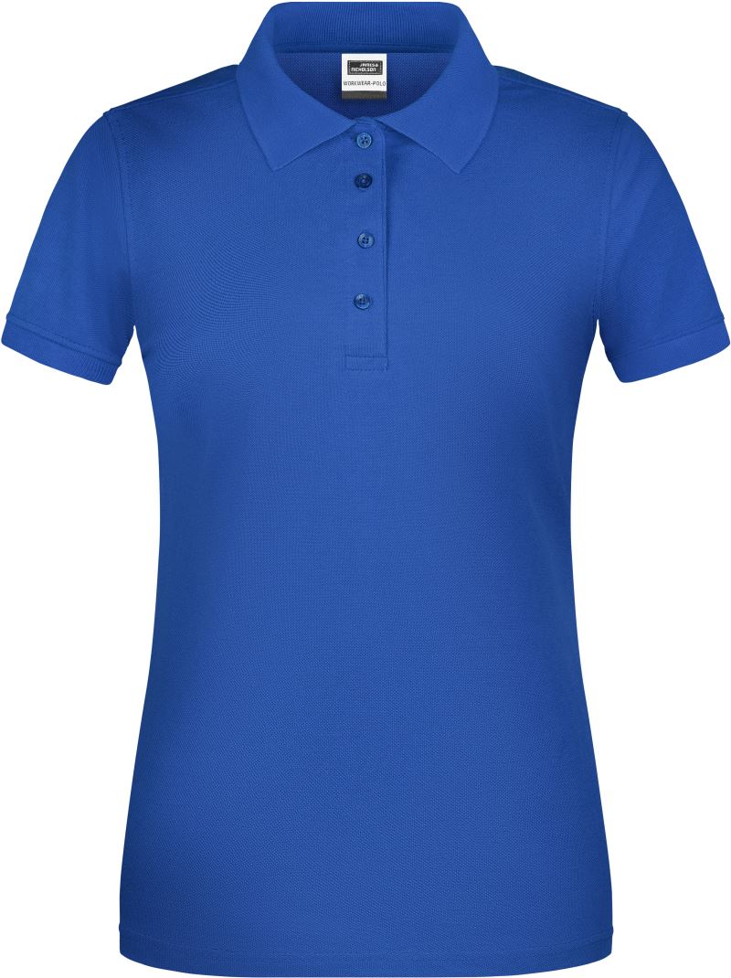 Levně Dámské pracovní bio piqué polo - royal