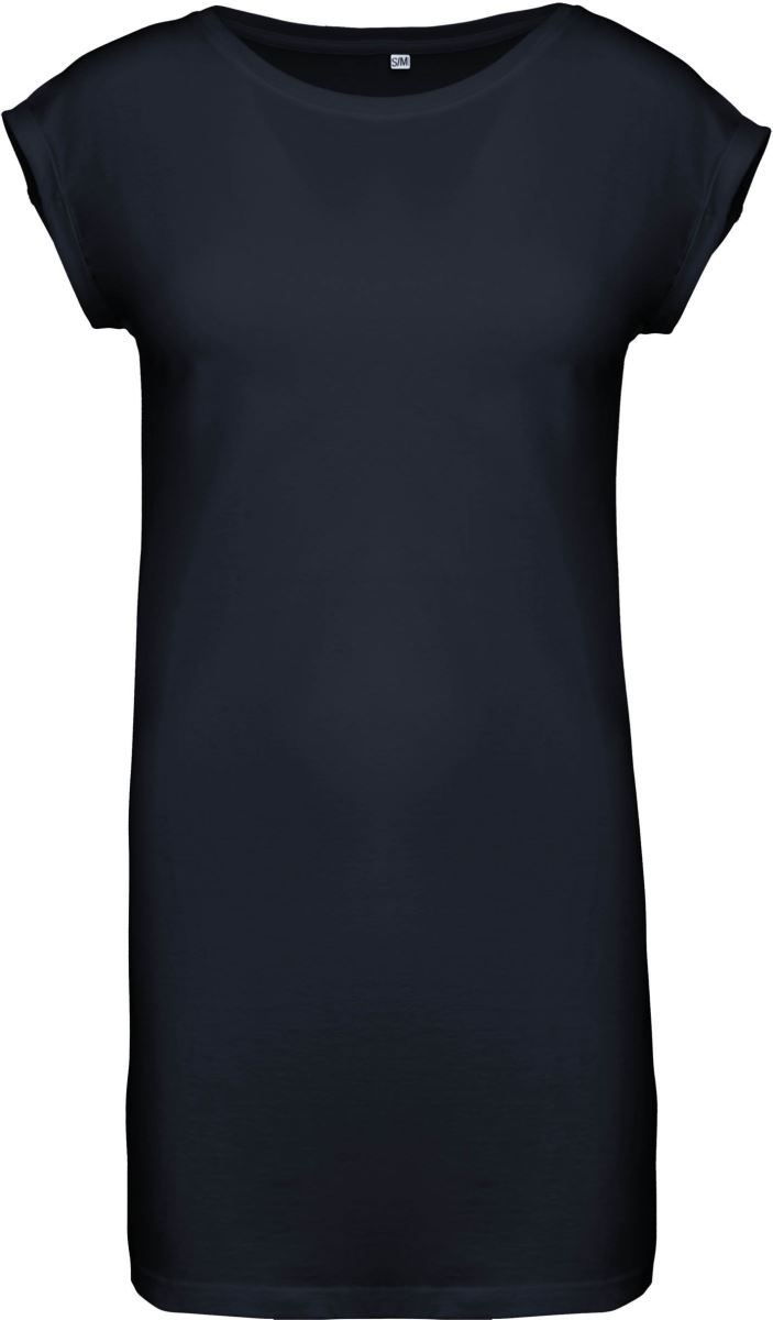 Levně Tričkové šaty - navy