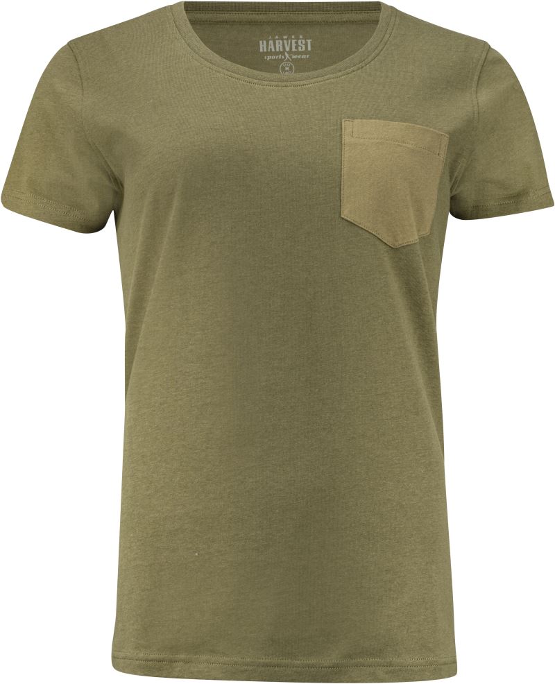 Levně Dámské tričko "Two-Tone" - moss green