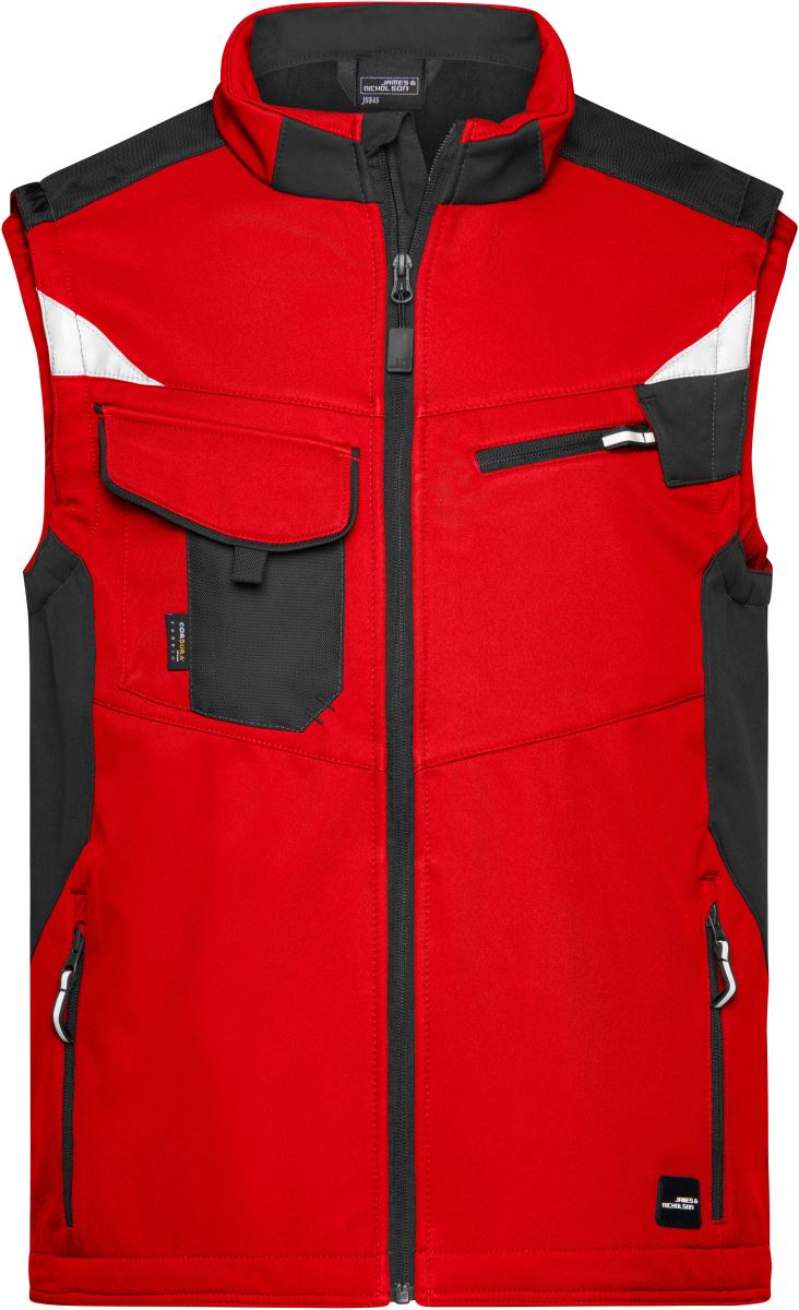 Levně Pracovní vesta - Strong - red/black