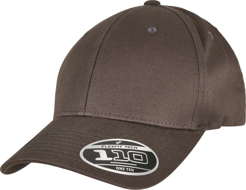 Levně 6 panelová kšiltovka z bio bavlny - dark grey