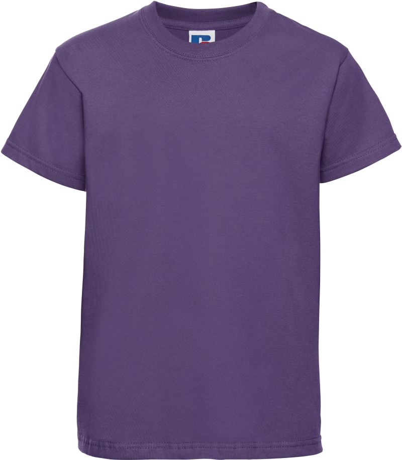 Levně Dětské tričko z těžké bavlny "Authentic" - purple
