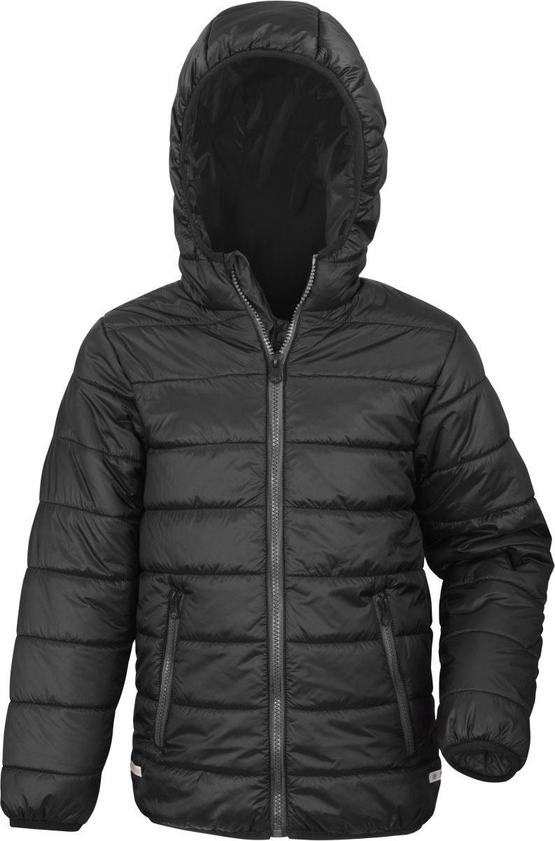 Levně Dětská prošívaná bunda - black