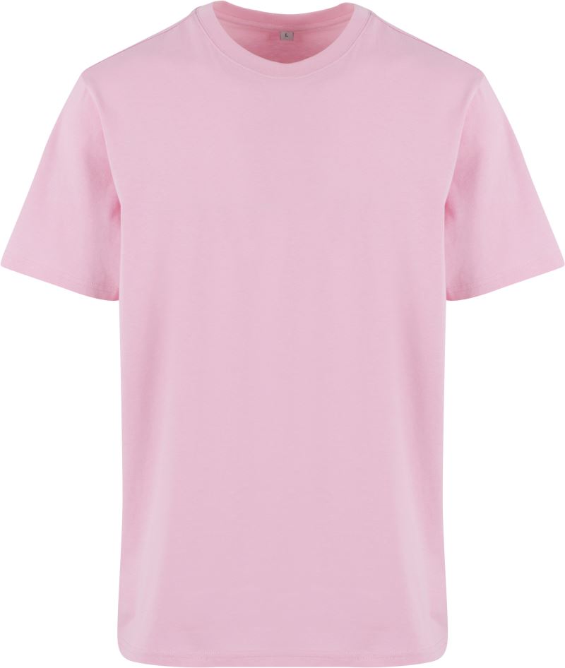 Levně Unisex tričko z těžké bavlny - soft pink