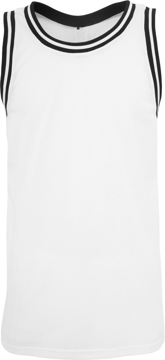 Levně Síťované tílko - white/black