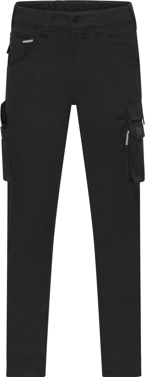 Levně Pracovní kalhoty "Slim Line" - black