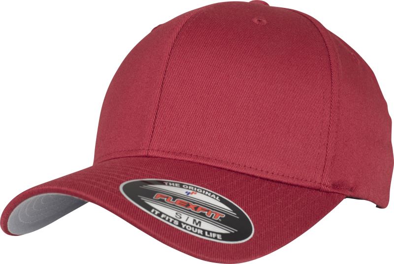 Levně 6 panelová vlněná česaná kšiltovka Flexfit - rose brown