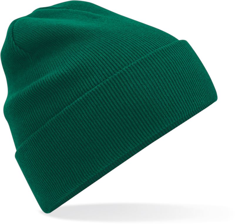 Levně Pletená čepice z bio bavlny - bottle green