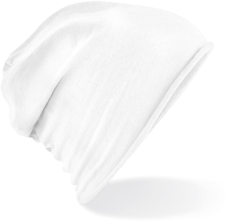Levně Žerzejová čepice - white