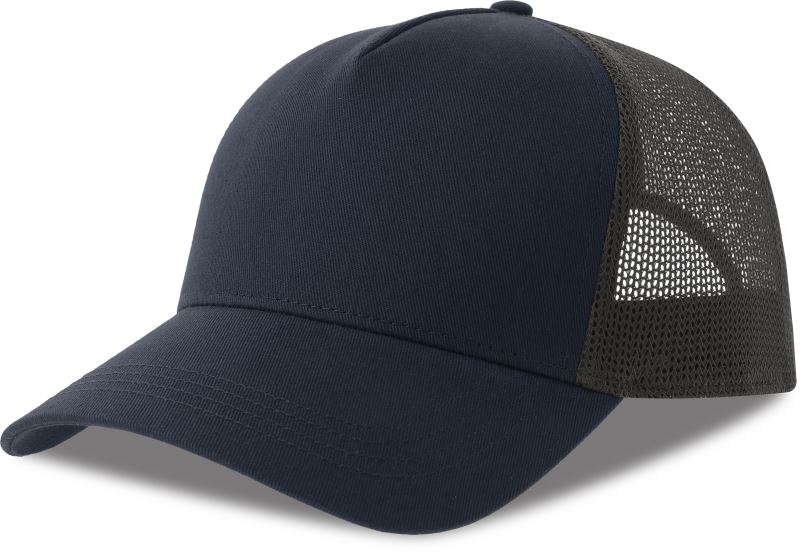 Levně 5 panelová Trucker kšiltovka - navy/dark grey