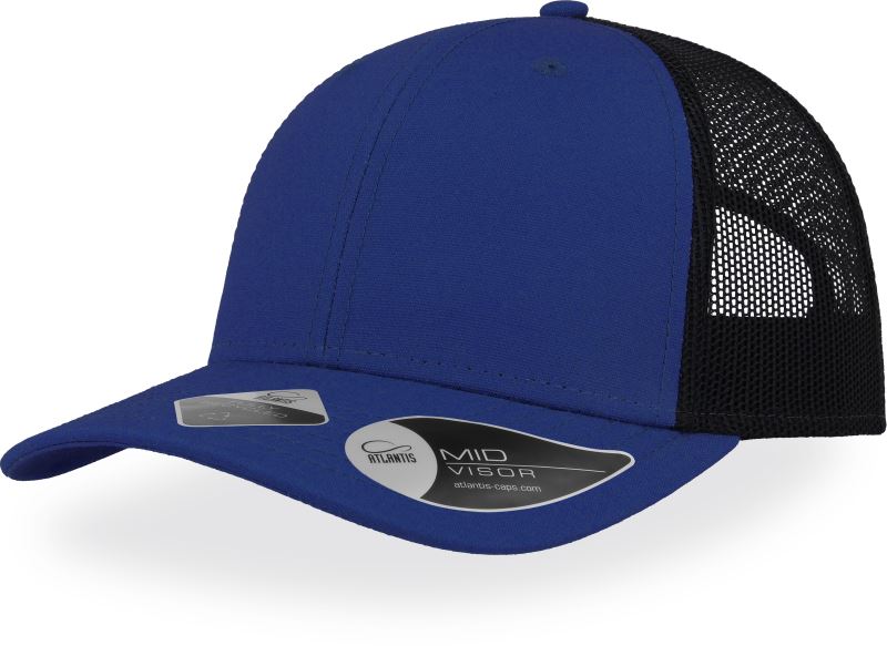 Levně 6 panelová síťovaná kšiltovka "Recy Three" - royal/black