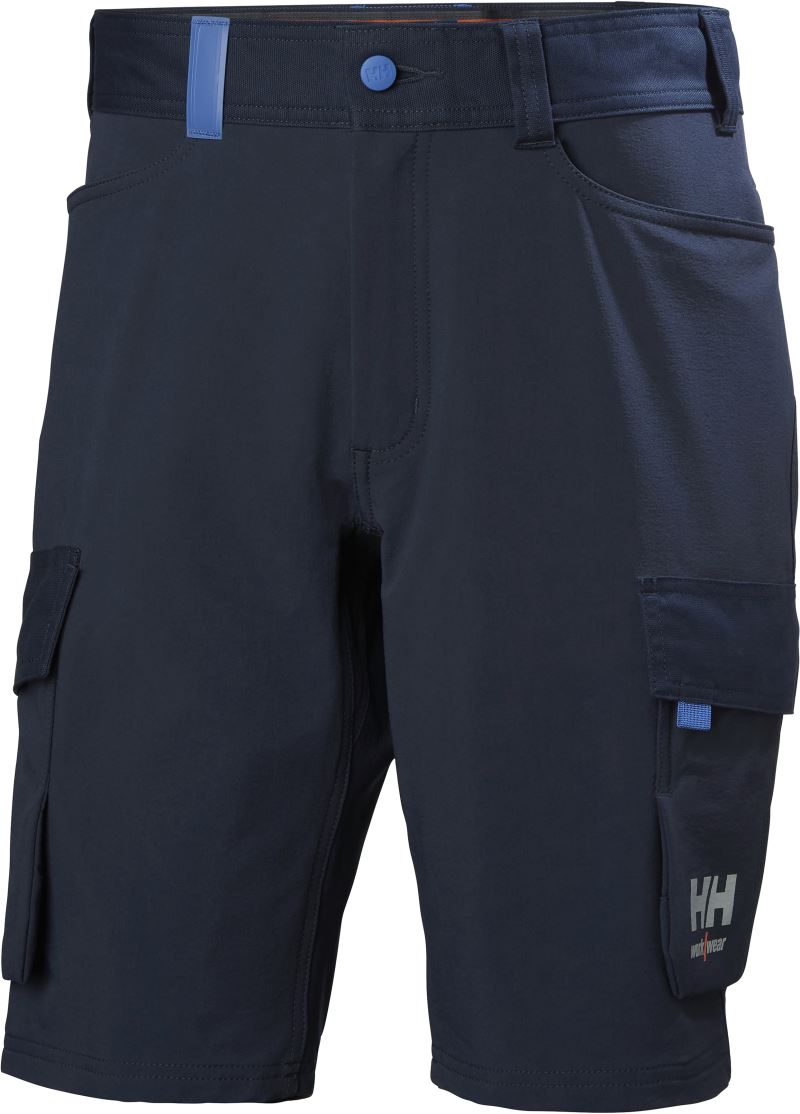 Levně Pracovní cargo šortky "Oxford" - navy/ebony