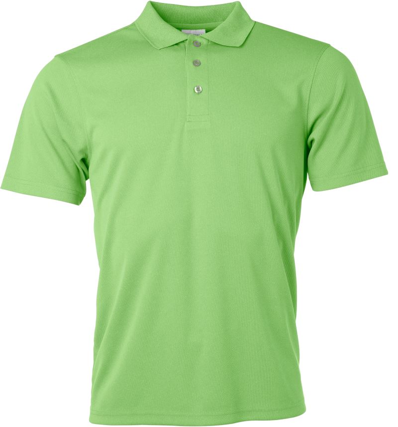 Levně Pánské funkční polo - lime green