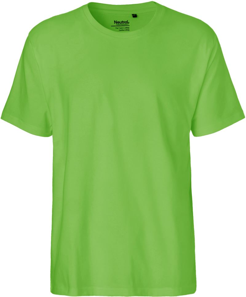 Levně Pánské tričko z těžké bio bavlny - lime