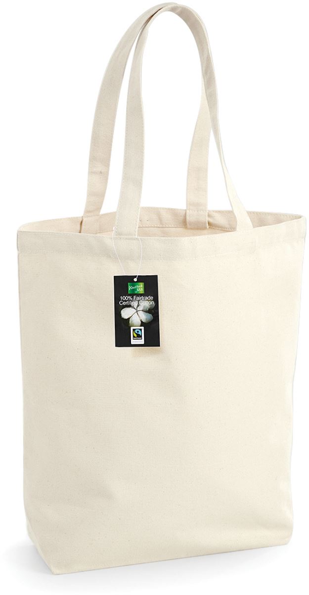 Fairtrade bavlněná nákupní taška - natural